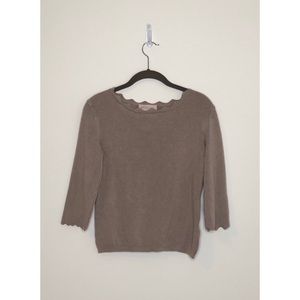 Philosophy brown sweater